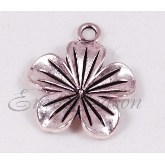 Подвеска мет.№404 20х25мм цв.Silver (цена за 1шт)